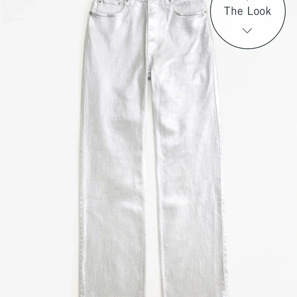 Abercrombie & Fitch Silver 90's straight pants - Picture 3 of 6